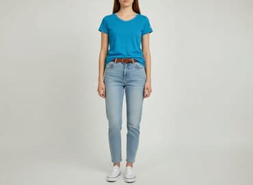 koszulka wyjazdowa fc barcelona: T-shirt damski, rozmiar S — 1