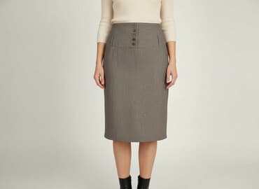 plisowane spódnice szara: Spódnica damska, rozmiar L — 7