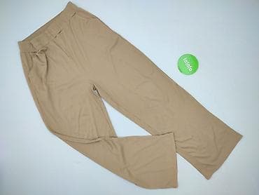 bluzki bezowe: Spodnie materiałowe damskie, rozmiar 4XL — 2