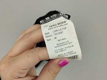 bluzki z lnu na lato: Vero Moda, Women's blouse, size M (EU 38) — 6