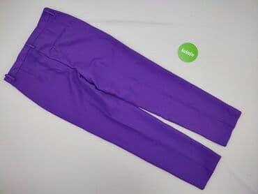 spodnie z żorżety: Spodnie materiałowe damskie, M — 3