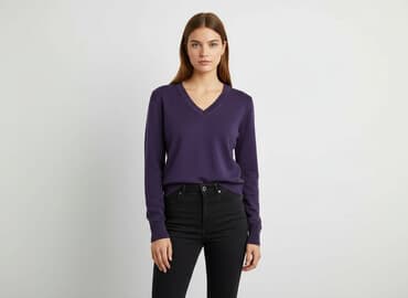 fioletowy sweter reserved: Atmosphere, Sweter damski, L — 6