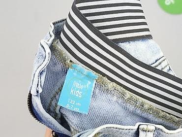 majtki dziewczęce 128: Spodnie jeansowe, Little kids, 7 lat, 122, stan - Idealny — 4