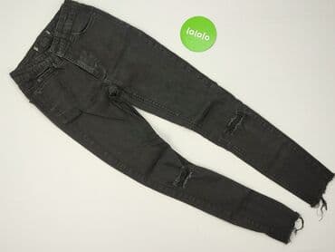 dżinsy z wysokim stanem czarne: Denim Co, Jeansy damskie, XS — 2