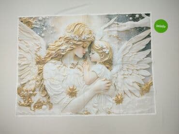 obrus żółty: Tkanina 98 x 72, kolor - Złoty, stan - Idealny — 3