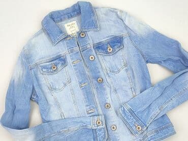 mohito marynarka niebieska: Bershka, Kurtka jeansowa damska, rozmiar XS — 1