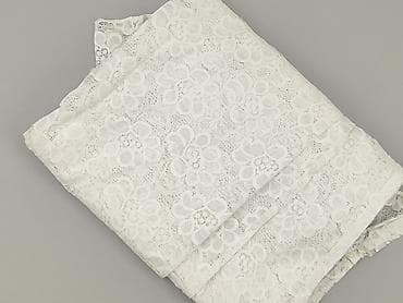 stan jak tkanina: Biała koronkowa tkanina dekoracyjna - Materiał: cienka, miękka — 1