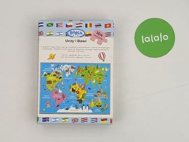 spodnie z wysokim stanem dla dziewczynek: Puzzle dla Dzieci, stan - Bardzo dobry — 3