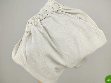 linen trousers pull and bear: Spodnie materiałowe damskie, rozmiar S — 4
