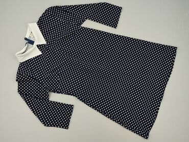 granatowa sukienka z białym kołnierzykiem: Sukienka damska, rozmiar M — 2