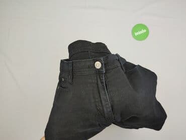 czarne szerokie jeansy: Jeansy damskie, rozmiar L — 5