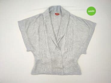 sweter z dodatkiem moheru: Kardigan damski, M — 2