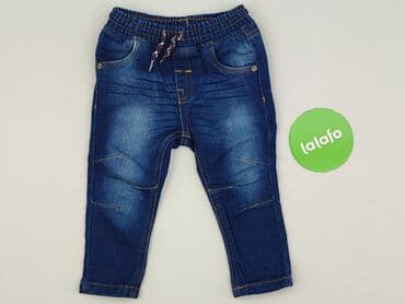Sweterki: Spodnie jeansowe, So cute, 9-12 miesięcy, stan - Bardzo dobry — 2