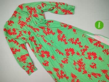 sukienki damskie midi w kwiaty: Sukienka damska, rozmiar L — 4