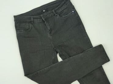 szare jeansy damskie stylizacje: Jeansy damskie, rozmiar S — 1