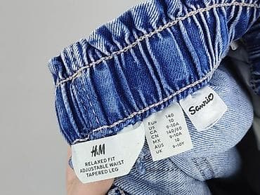 bluzki blackpink: Spodnie jeansowe, H&M, 10 lat, 140, stan - Bardzo dobry — 4