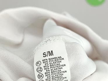 sandalki biale: Spodnie 3/4 damskie, rozmiar S — 5