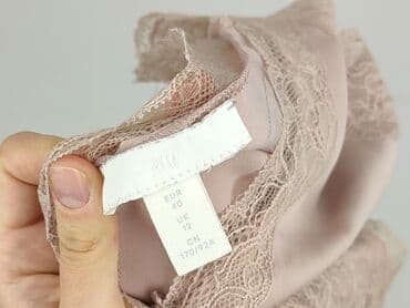 bluzki róża: H&M, Top damski, rozmiar L — 5