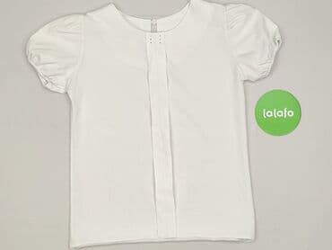 biale spodnie woskowane: Blouse, 11 years, 140-146 cm, condition - Perfect — 2