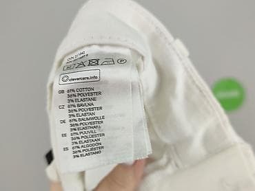 dresy w kant: H&M, Spodnie materiałowe damskie, rozmiar L — 5