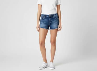 krótkie spodenki jeansowe damskie hm: H&M, Szorty damskie, rozmiar M — 6