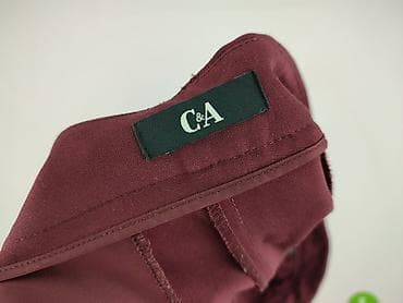 ronaldo h: Męskie spodnie garniturowe C&A - Kolor: bordowy (ciemne wino) - — 4