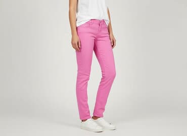 różowe jeansy damskie: Rose Player, Jeansy damskie, rozmiar S — 6