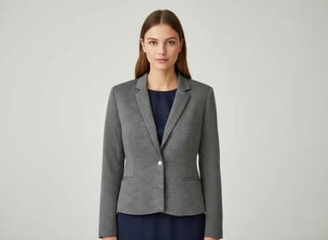 t shirt pod marynarkę: Top Secret, Marynarka damska, rozmiar L — 7