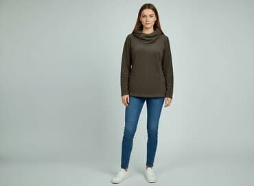 bluzy over size: Women`s hoodie, size L — 1