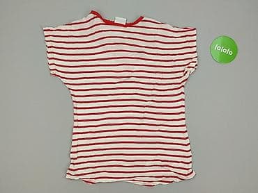 bluzki w paski czerwone: Stradivarius, T-shirt damski, rozmiar XS — 3