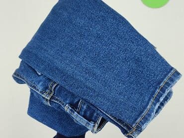 stradivarius woskowane spodnie z wysokim stanem: Stradivarius, Jeansy damskie, rozmiar M — 6