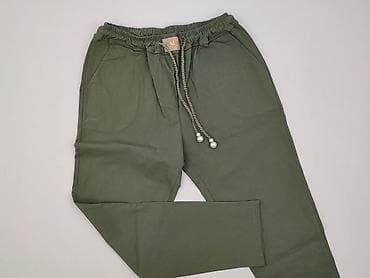 joggery khaki: Spodnie dresowe damskie, rozmiar S — 1