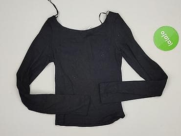 czarne bluzki basic: H&M Divided, Top damski, rozmiar 2XS — 3