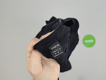 bluzki czarne basic: Shein, T-shirt damski, rozmiar M — 5