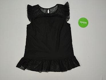 elegancki top czarny: Bluzka damska, rozmiar M — 3