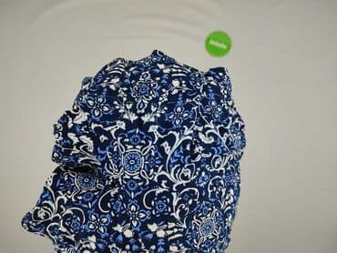 szerokie spodnie do kolan: Canda, Material trousers for women, size L — 6