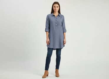 koszula niebieska hm: Vero Moda, Koszula damska, rozmiar M — 6