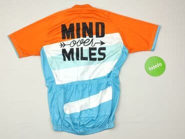 biala koszula i kolarki: Sports T-shirt for men, size M — 5