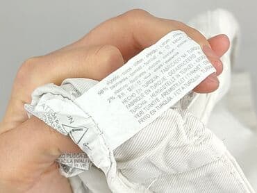 białe cargo bershka: Bershka, Spodnie materiałowe damskie, rozmiar XS — 5