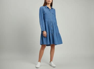 sukienka jeansowa sinsay: Sukienka damska, rozmiar M — 7