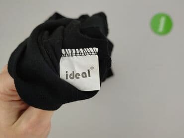 czarne bluzki z szyfonowymi rękawami: IDEAL, Bluzka damska, rozmiar S — 4