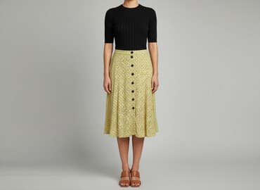 spódnica bananówka lata 70: Spódnica damska, rozmiar S — 1