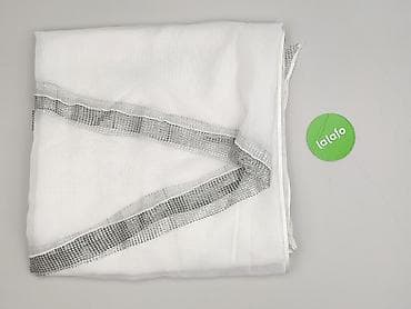 Дім і сад: Biała, lekka firana z transparentnego woalu, wykończona ozdobną taśmą — 2