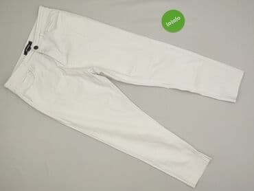jeansy damskie podarte: Kangaroos, Material trousers for women, size XL (EU 42) — 2