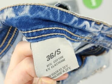 stradivarius dżinsy z wysokim stanem: DENIM JEANS, Jeansy damskie, S — 5