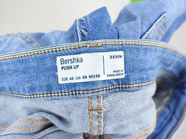 pull and bear komplet: Bershka, Jeansy damskie, rozmiar L — 4