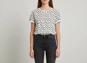 t shirty z chokerem: T-shirt damski, rozmiar S — 1