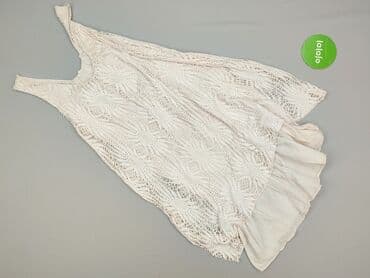 sukienka ecru na wesele: Sukienka damska, rozmiar One size — 3