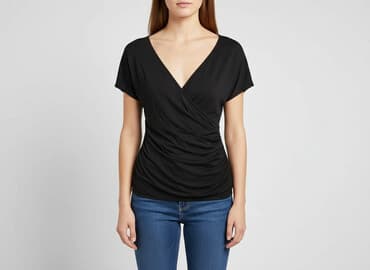 hm bluzki z krótkim rękawem: H&M, Bluzka damska, rozmiar S — 6