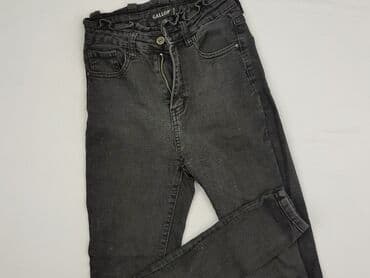 baggy grey jeans: Jeansy damskie, rozmiar XS — 1